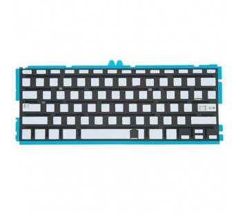Подсветка клавиатуры для ноутбука MacBook Air 13" A1369/A1466 (2011-2017, прямой Enter RU) Черный#2102456