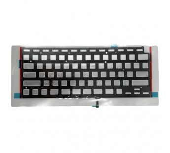 Подсветка клавиатуры для ноутбука MacBook Air M1 13" A2337 (2020, прямой Enter RU) Черный#2096237