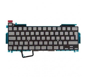 Подсветка клавиатуры для ноутбука MacBook Pro 13" A2251 (2020, Г-образный Enter RU) Черный#2096230