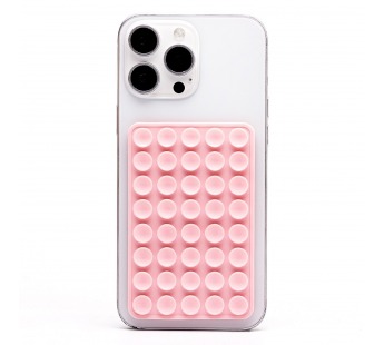 Держатель для телефона - на присосках "Lipper" (двусторонний XL) (light pink) (239592)#2092578