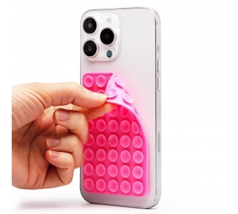 Держатель для телефона - на присосках "Lipper" (двусторонний XL) (pink) (239632)#2092581