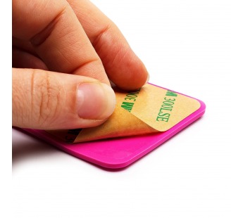 Держатель для телефона - на присосках "Lipper" (самоклеющийся, утолщенный) (dark pink) (239630)#2092572