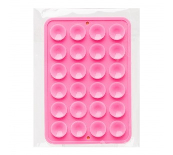 Держатель для телефона - на присосках "Lipper" (самоклеющийся, утолщенный) (pink) (239631)#2092566