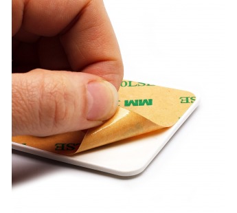 Держатель для телефона - на присосках "Lipper" (самоклеющийся, утолщенный) (white) (239621)#2092563