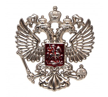 Наклейка - "Герб" (латунь) (silver) (239576)#2091875