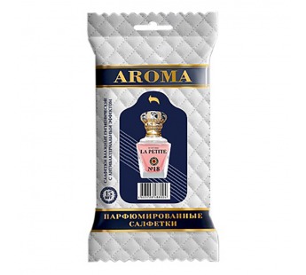 Влажные салфетки AROMA TOP LINE  La Petite универсальные 15шт#2090661