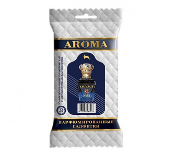 Влажные салфетки AROMA TOP LINE  Savuage универсальные 15шт#2090660