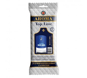 Влажные салфетки AROMA TOP LINE  BLUE LABEL универсальные 30шт#2090659