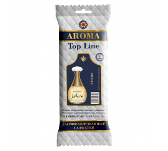 Влажные салфетки AROMA TOP LINE Dior J"ADORE универсальные 30шт#2090655