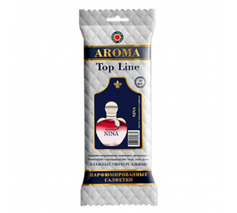 Влажные салфетки AROMA TOP LINE Nina Ricci NINA универсальные 30шт#2090651
