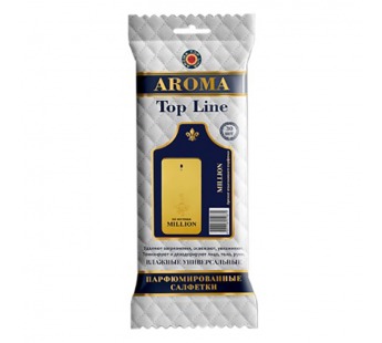 Влажные салфетки AROMA TOP LINE One MILLION универсальные 30шт#2090650
