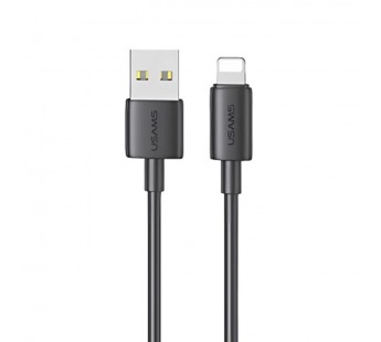 Кабель USB - Lightning USAMS SJ709 (2.4A/1m) черный#2091057