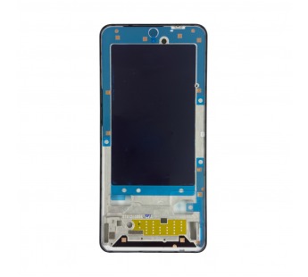 Рамка дисплея для Xiaomi Poco F4 (22021211RG) Серебро (возможен дефект ЛКП)#2121395