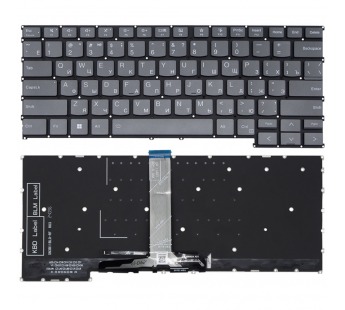 Клавиатура Lenovo ThinkBook 14 G6 ABP серая с подсветкой#2091046