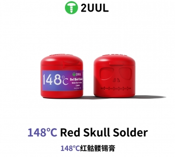Паста паяльная 2UUL Red Skull RS148 (50 г, низкотемпературная 148°C, бессвинцовая)#2150997
