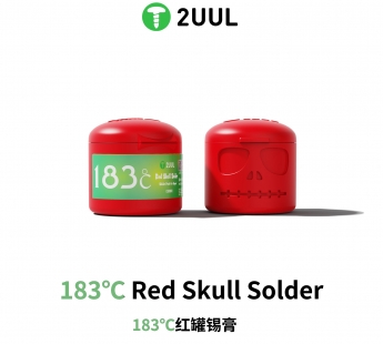 Паста паяльная 2UUL Red Skull RS183 (50 г, среднетемпературная 183°C)#2150998