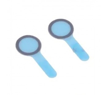 Наклейка (пыльник) передней камеры и датчиков на дисплей для iPhone 11 (комплект 3 шт.)#2098245