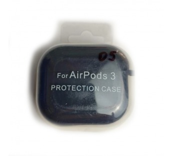 Чехол для наушников AirPods 3 Protection Case с карабином (05) темно-синий#2095767