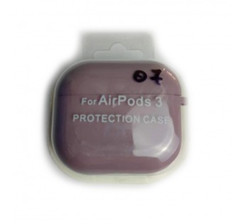 Чехол для наушников AirPods 3 Protection Case с карабином (07) лиловый#2095765