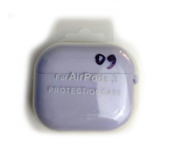 Чехол для наушников AirPods 3 Protection Case с карабином (09) сиреневый#2095763