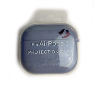 Чехол для наушников AirPods 3 Protection Case с карабином (13) серый#2095759