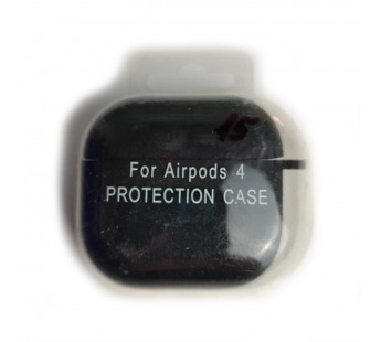 Чехол для наушников AirPods 4 Protection Case с карабином черный (15)#2095715