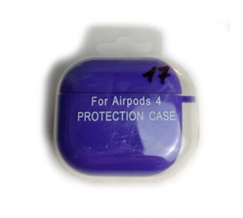 Чехол для наушников AirPods 4 Protection Case с карабином сиреневый (17)#2095714