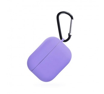 Чехол для наушников AirPods Pro/Pro2 Protection Case с карабином (14) сиреневый#2095676