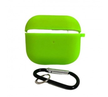 Чехол для наушников AirPods Pro/Pro2 Protection Case с карабином (19) салатовый#2095679