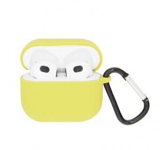 Чехол для наушников AirPods Pro/Pro2 Protection Case с карабином (20) желтый#2095680