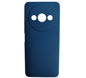 Чехол силиконовый Xiaomi Redmi А3/A3X/POCO C61 Silicone Case без лого темно-синий#2092204