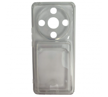 Чехол силиконовый Honor X9B с визитницей прозрачный#2092482