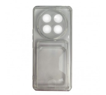 Чехол силиконовый Honor X9C с визитницей прозрачный#2103565