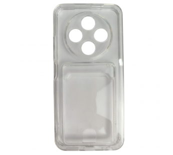 Чехол силиконовый Tecno Spark 30С с визитницей прозрачный#2134064