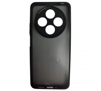 Чехол силиконовый Redmi 14C/POCO C75 матовый с окантовкой черный#2092537
