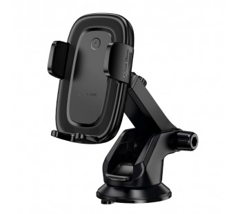 Держатель для телефона BOROFONE BH223, на присоске, беспроводная зарядка, черный#2092744