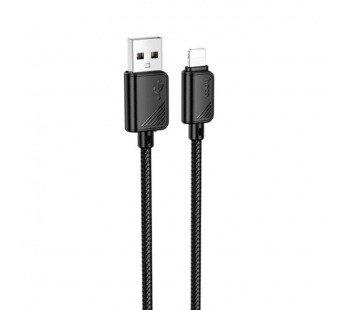 Кабель USB Hoco X113 Apple черный 1м#2102407