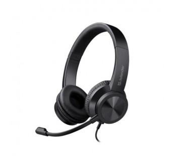 Игровые наушники DEFENDER Tune 150 черный, провод 1.8 м#2102218