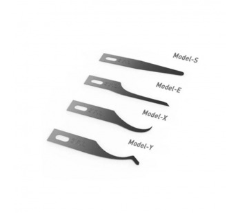 Скальпель 2UUL DA11 S-E-X-Y (рукоятка + 4 насадки лезвий)#2128084