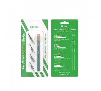 Скальпель 2UUL DA11 S-E-X-Y (рукоятка + 4 насадки лезвий)#2128083