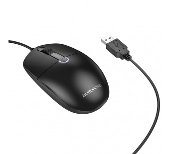 Мышь проводная BOROFONE BG17 (черный)#2093950