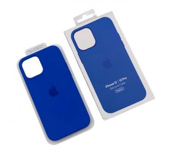 Чехол iPhone 12/12 Pro Silicone Case MagSafe OR с Анимацией Capri Blue#2094071
