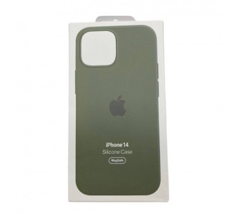 Чехол iPhone 14 Silicone Case MagSafe OR с Анимацией Olive#2094082