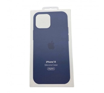 Чехол iPhone 14 Silicone Case MagSafe OR с Анимацией Strom Blue#2094080