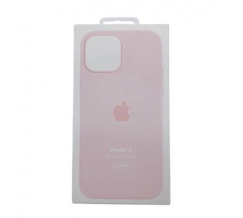 Чехол iPhone 15 Silicone Case MagSafe OR с Анимацией Light Pink#2094077