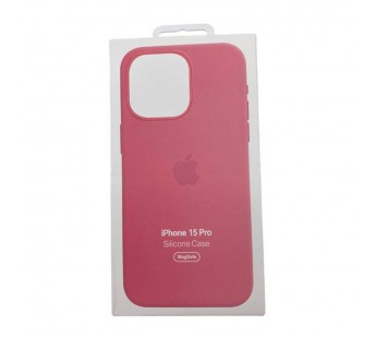 Чехол iPhone 15 Pro Silicone Case MagSafe OR с Анимацией Pink#2094074