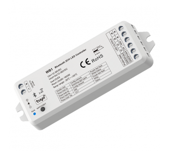 Bezteni RF & Bluetooth-контроллер WB1 2CH*5A 12-36V, шт#2093866
