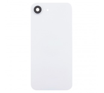 Задняя крышка для iPhone 16e (A3408/A3409/A3410/A3212) в сборе со стеклом камеры Белый (стекло, логотип) - Премиум#2123822