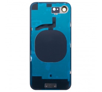 Задняя крышка для iPhone 16e (A3408/A3409/A3410/A3212) в сборе со стеклом камеры Черный (стекло, логотип) - Премиум#2123811