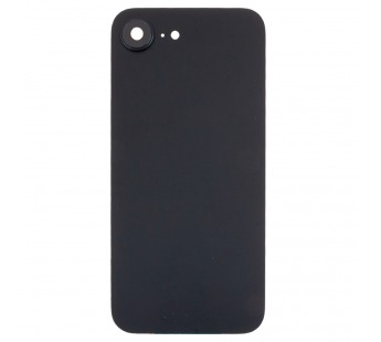 Задняя крышка для iPhone 16e (A3408/A3409/A3410/A3212) в сборе со стеклом камеры Черный (стекло, логотип) - Премиум#2123810